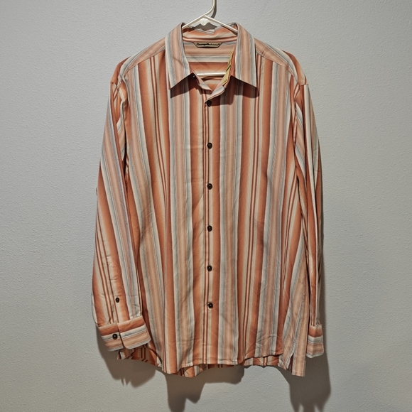 Shirt Haain Long Sleeve Print Stripe - Picture 1 of 8